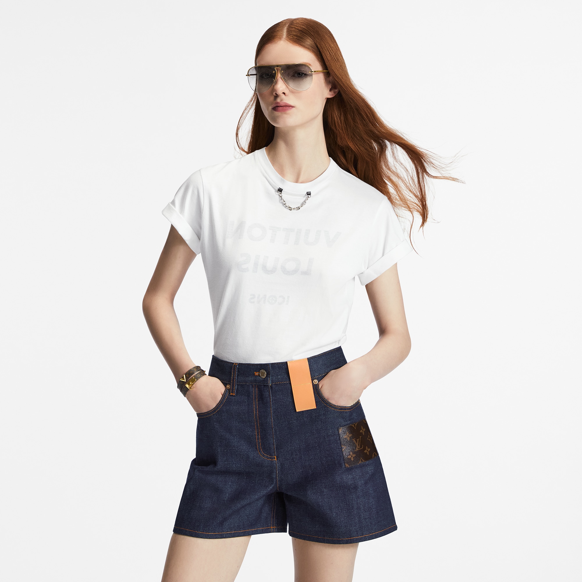 T shirt best sale lv femme